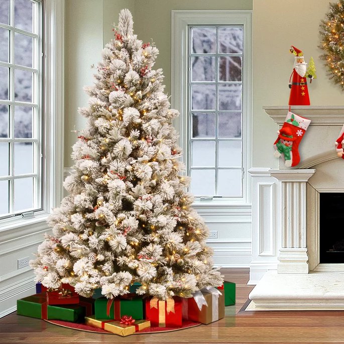 7.5''+Lighted+Artificial+Pine+Christmas+Tree 7.5''+Lighted+Artificial+Pine+Christmas+Tree